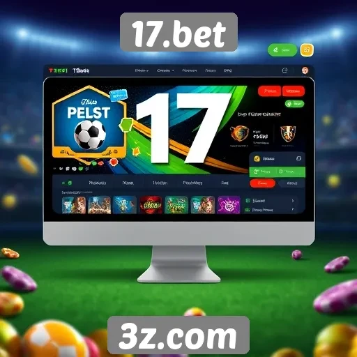 Explorando a interface do site 17.bet