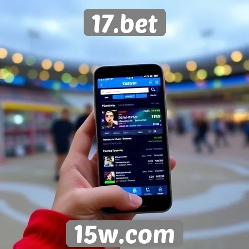 A experiência mobile no site 17.bet