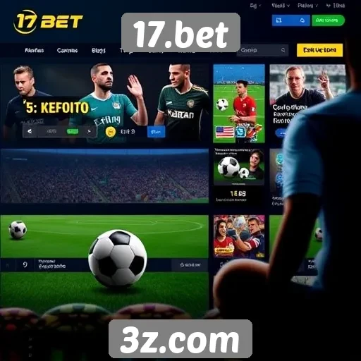 Novas funcionalidades do site de jogos 17.bet