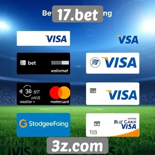 Métodos de pagamento disponíveis no 17.bet