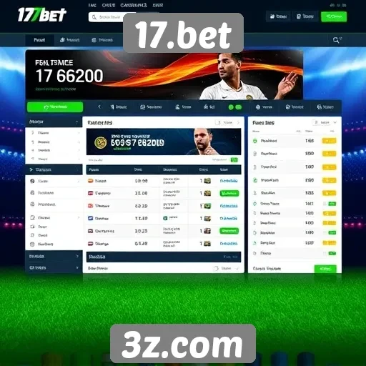 Experiência do usuário na navegação do 17.bet